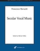 Secular Vocal Music Study Scores sheet music cover